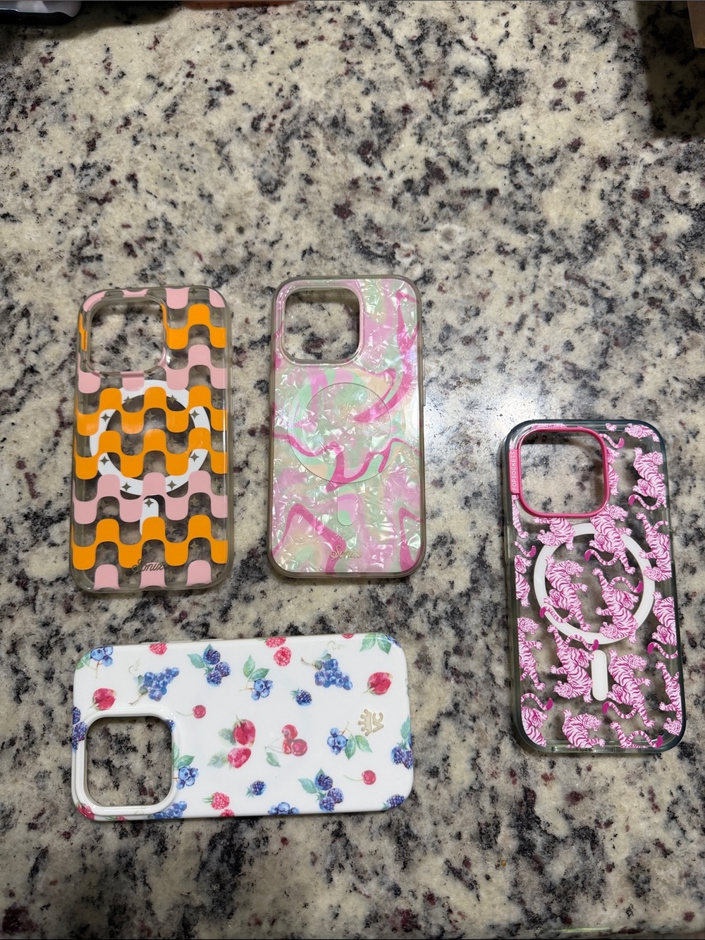 Velvet Caviar Pink & Multi-Pattern Phone Case Set